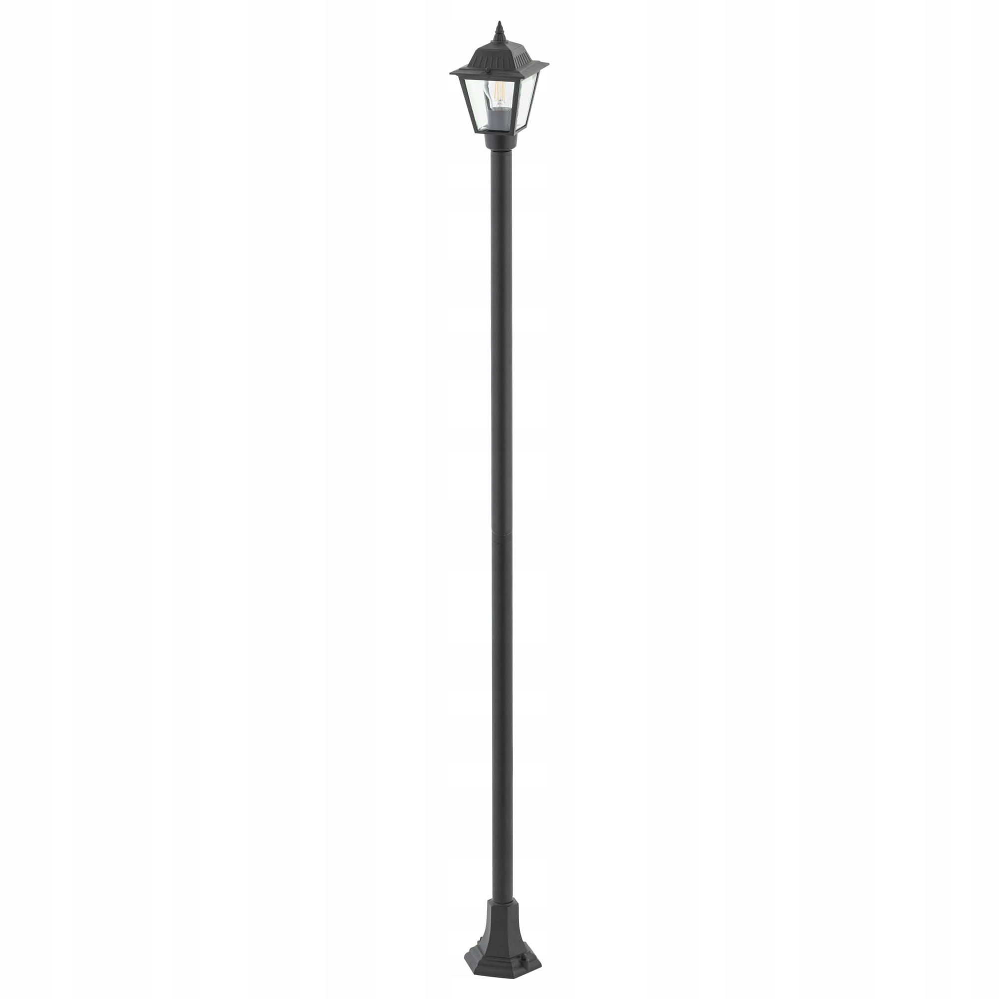 Klasická záhradná lampa čierna Nowodvorski