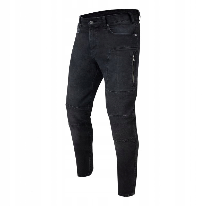 Džínsové Nohavice Rebelhorn Rage II Tapered Fit Washed Black W28L34