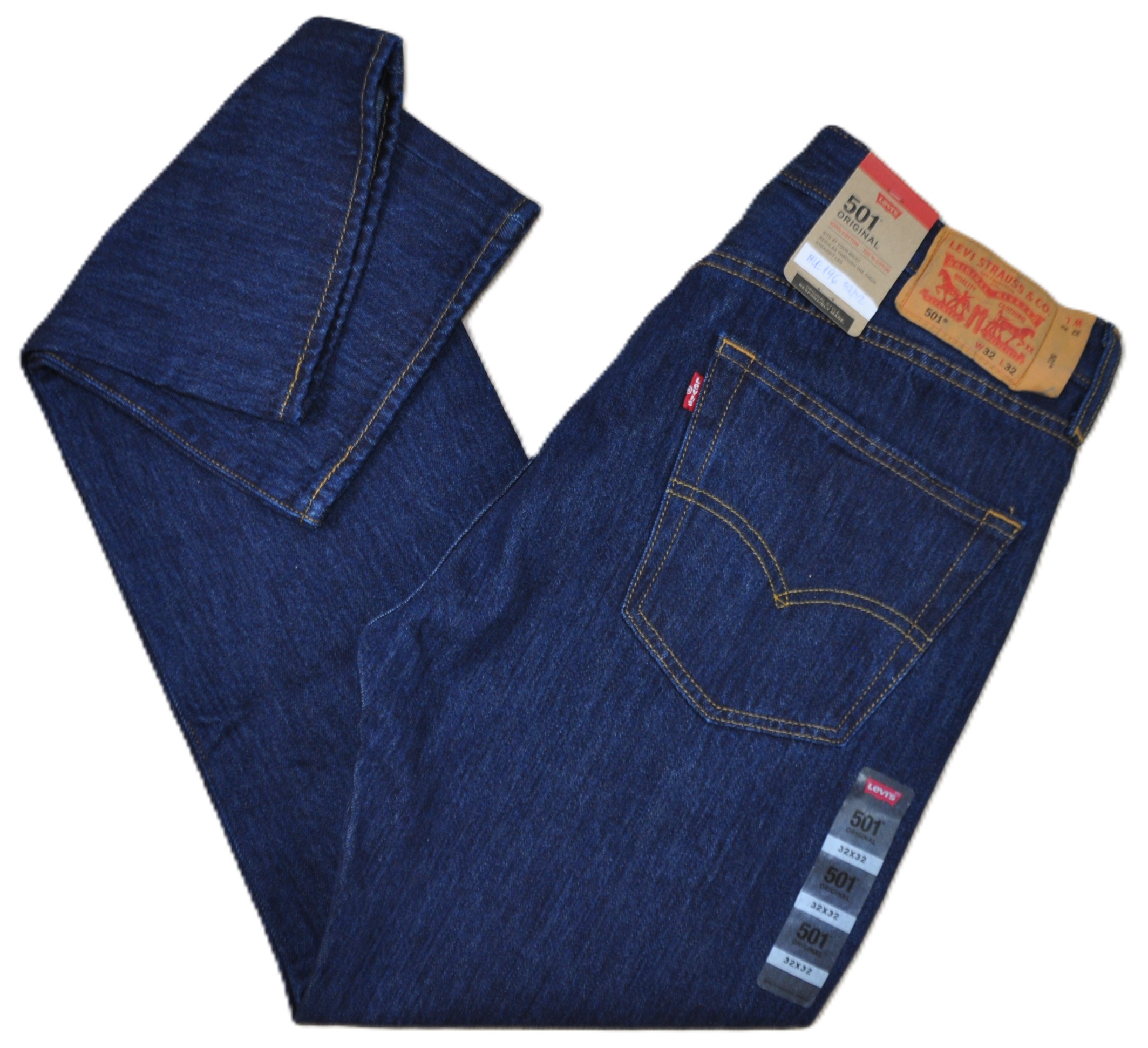 ■新品 LEVIS 501 ORIGINAL■リーバイス501 リンス w32 Spodnie Levis 501 W32 - Niska cena na Allegro