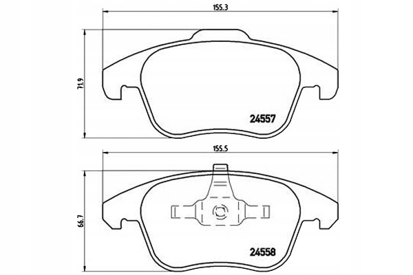 Brembo Brzdové Destičky Citroen C4 Picasso 06- Asistent řidiče #28