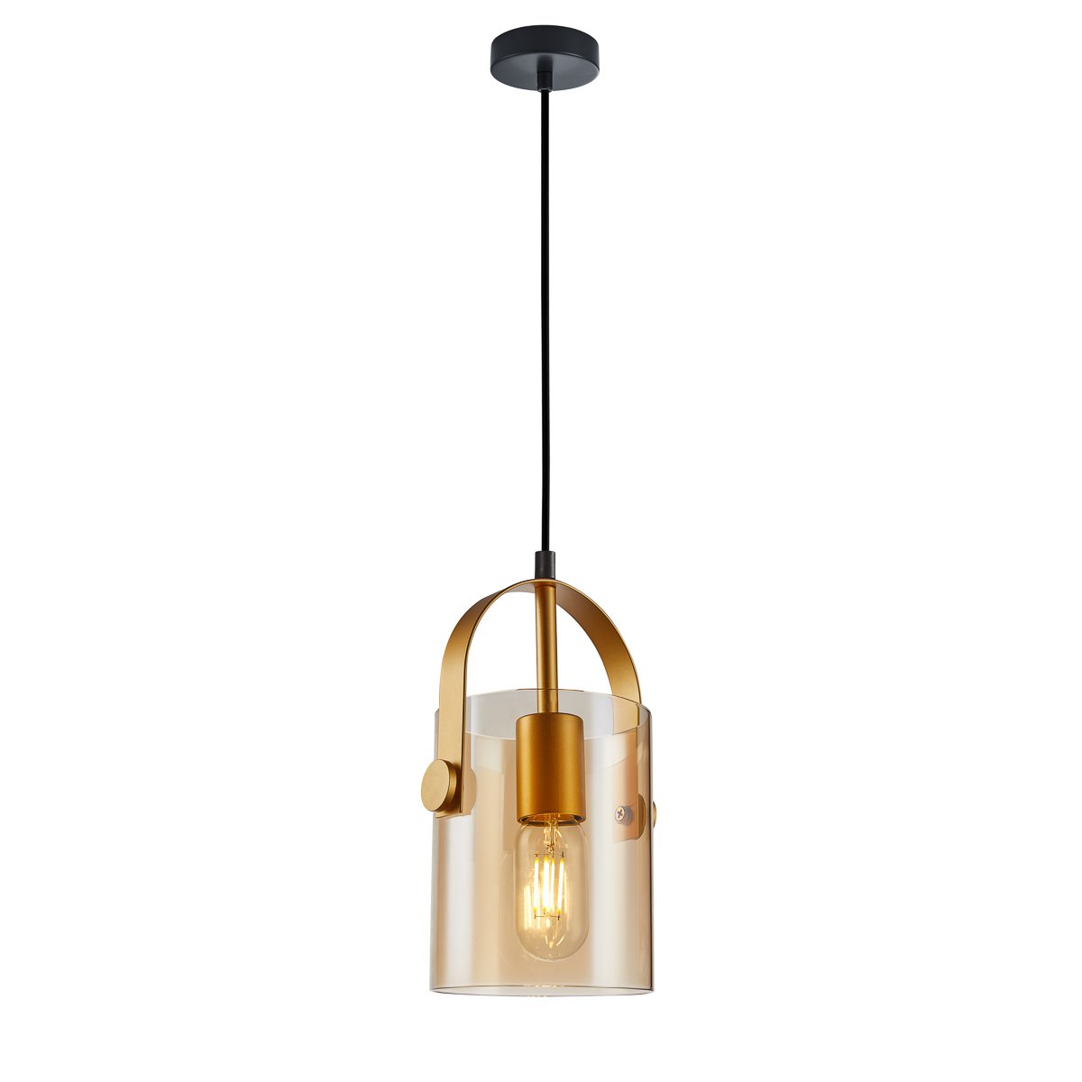 

Bursztynowa lampa wisząca Nanesma zwis nad wyspę
