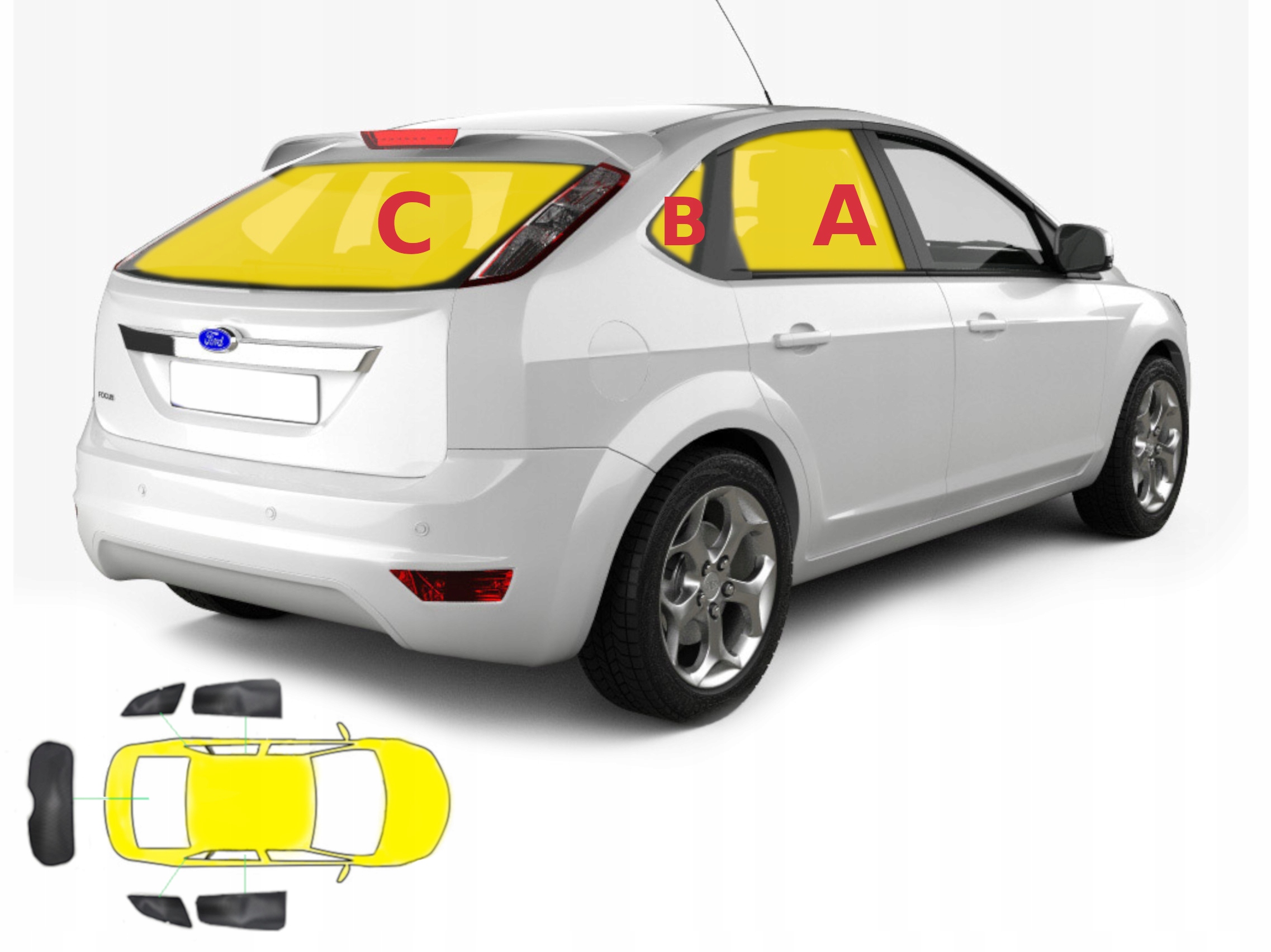

Zasłonki dedykowane do Ford Focus 2 MK2 hatchback