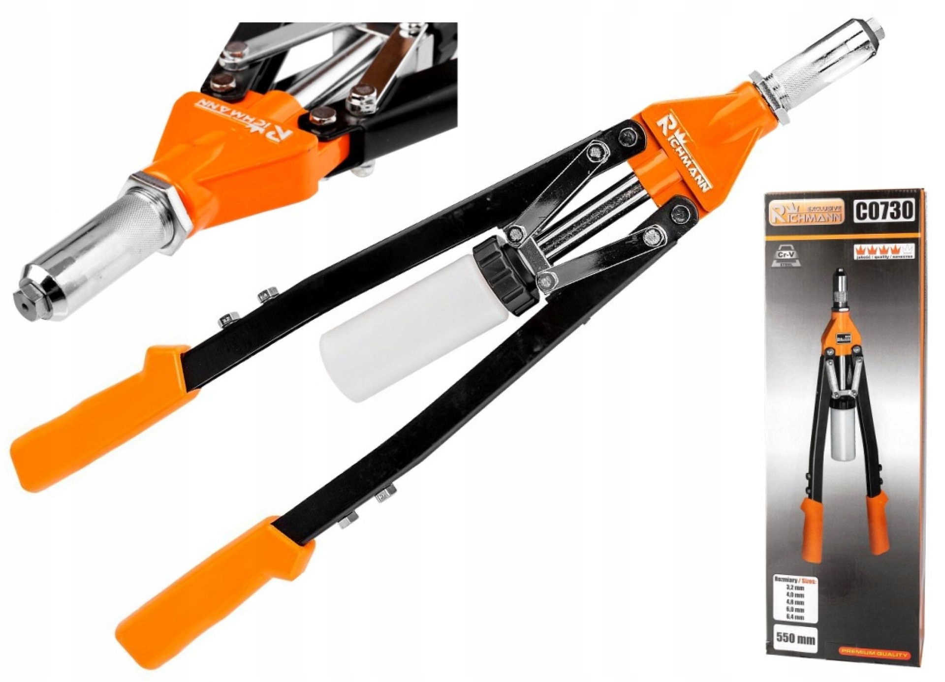 Richmann Nůžkový Nýtovač 550 MM, Nádrž C0730
