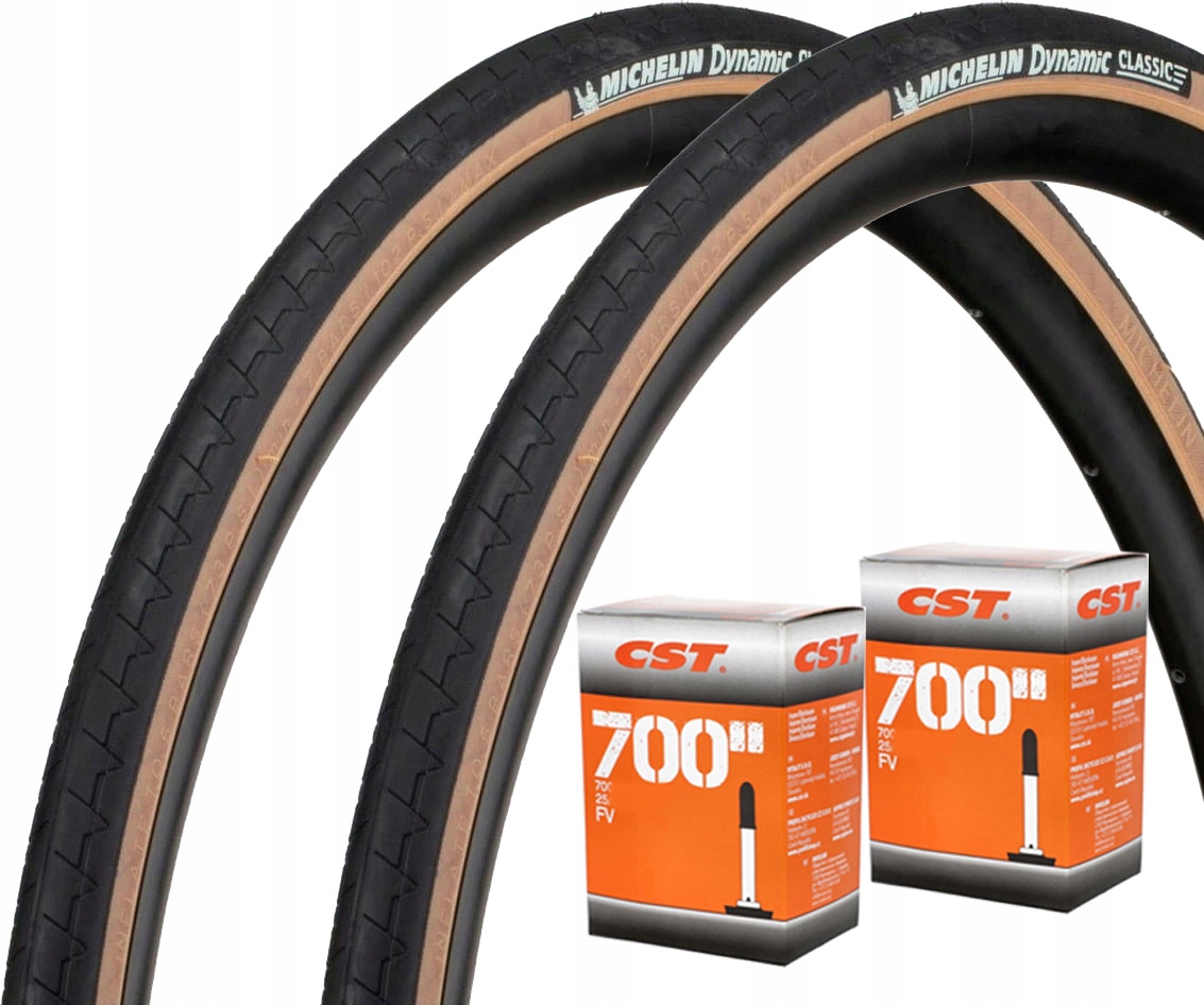 2x Opona Szosowa 28'' Michelin Classic 700x28C Dętka Cst 700x18-25C