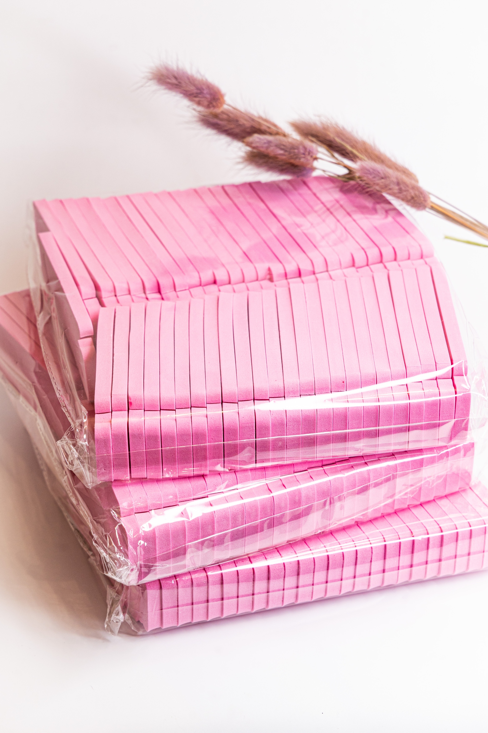 SEPARATORY DO PEDICURE PIANKOWE RÓŻOWE 100 PAR (200 SZT) Marka Satin