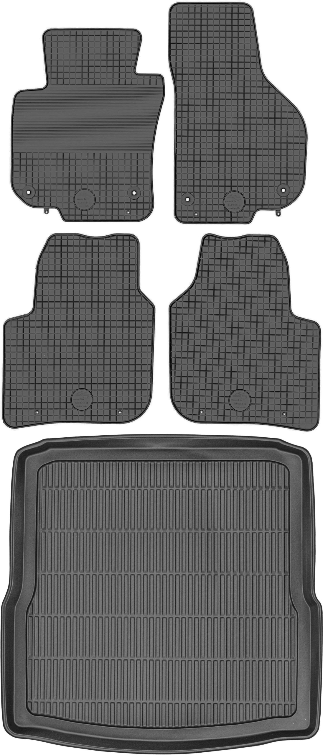 Škoda Superb II Kombi 09-15 Koberce batožinový priestor