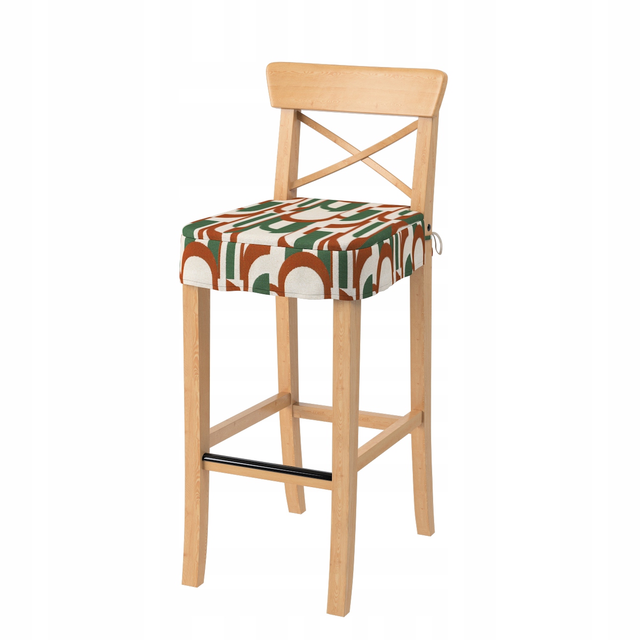 Sedák na barovou židli Ingolf Ikea zelený