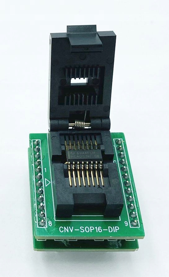 Adapter SOIC16 / SO16 (150mil)-PDIP16(24) ZIFc Marka inna