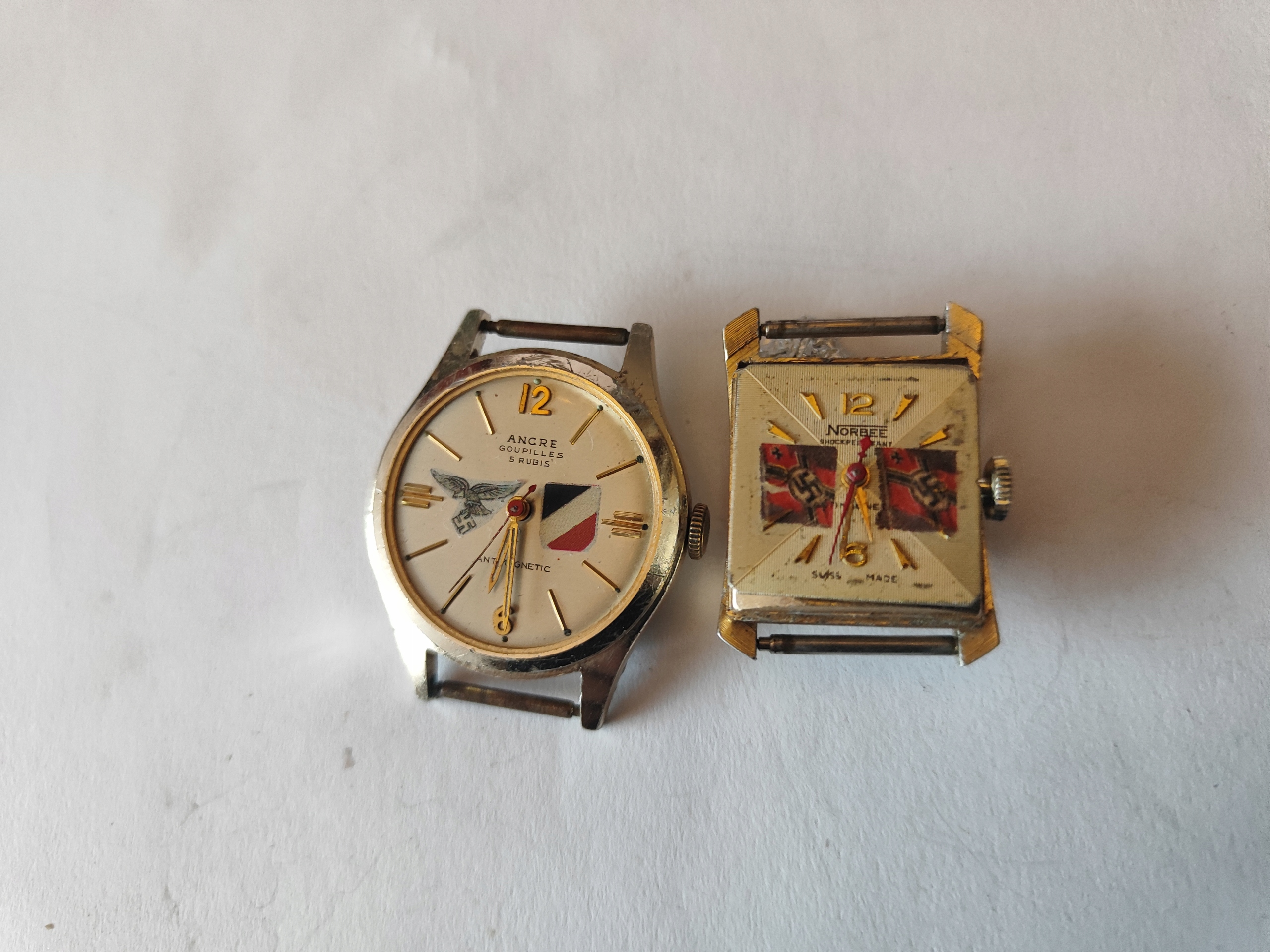 Zestaw 2 zegarków z insygniami III Rzeszy - Rzadkość