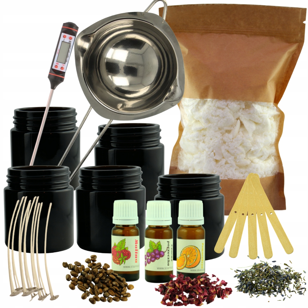 

Zestaw do robienia swiec Diy wosk sojowy