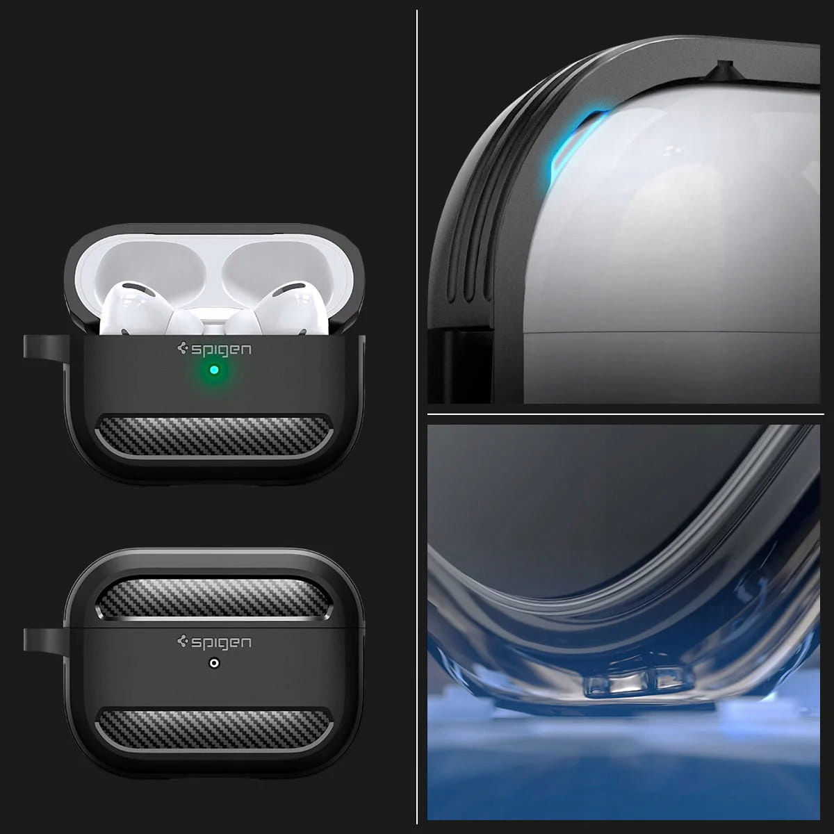 SPIGEN ETUI CASE do SŁUCHAWEK AIRPODS 1 PRO/2 PRO EAN (GTIN) 5903802267402