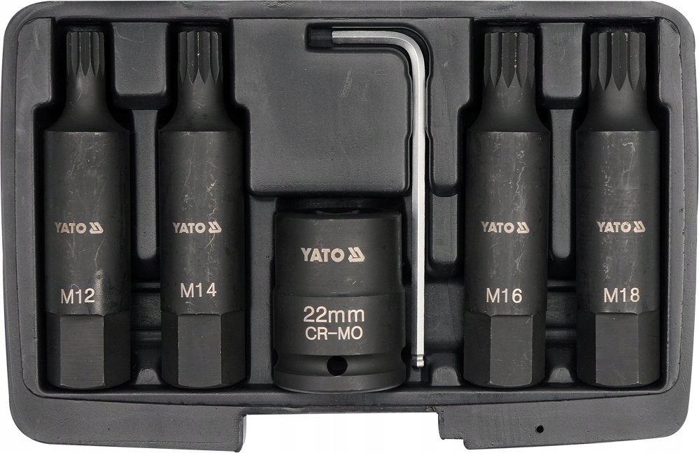 НАБІР УДАРНИХ БІТ TOYA SPLINE 3 / 4CAL