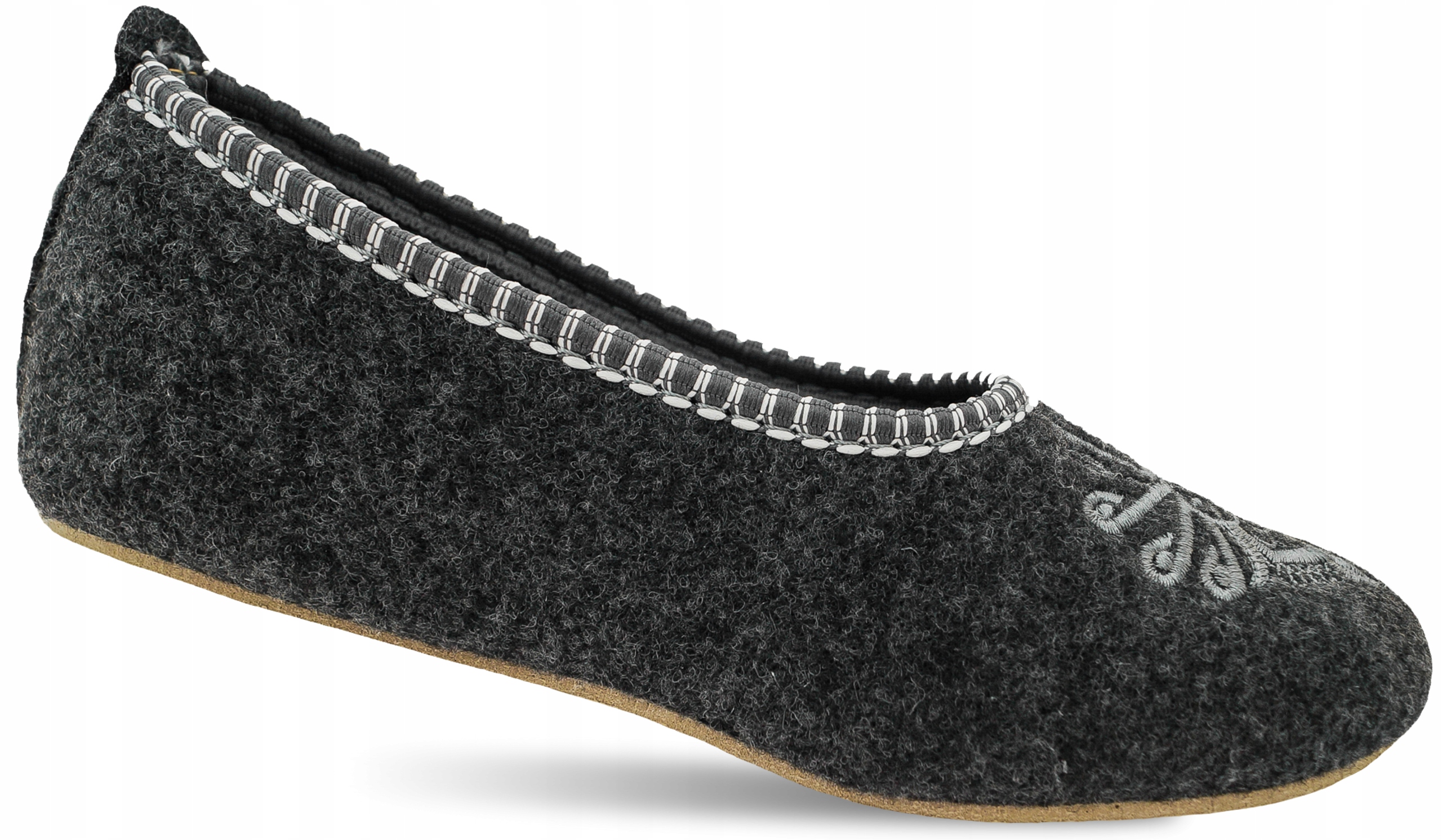 Pantofle domowe Baleriny Filcowe Kapcie Niskie Marka inna