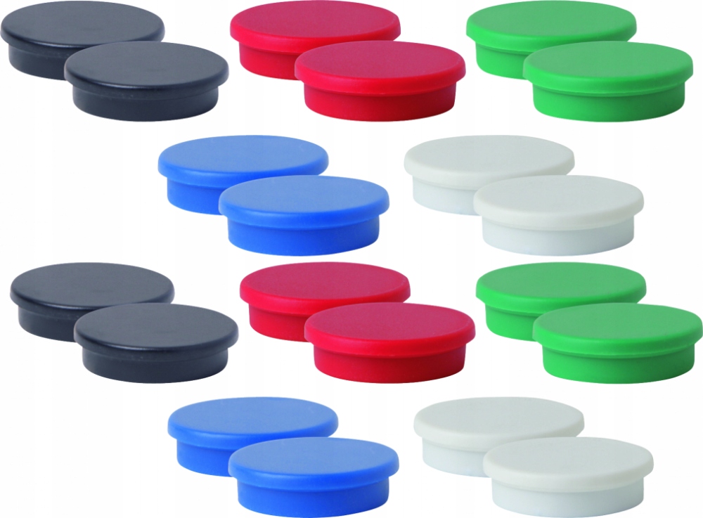 

Magnesy do tablic Niceday 30mm mix kolorów 20 szt