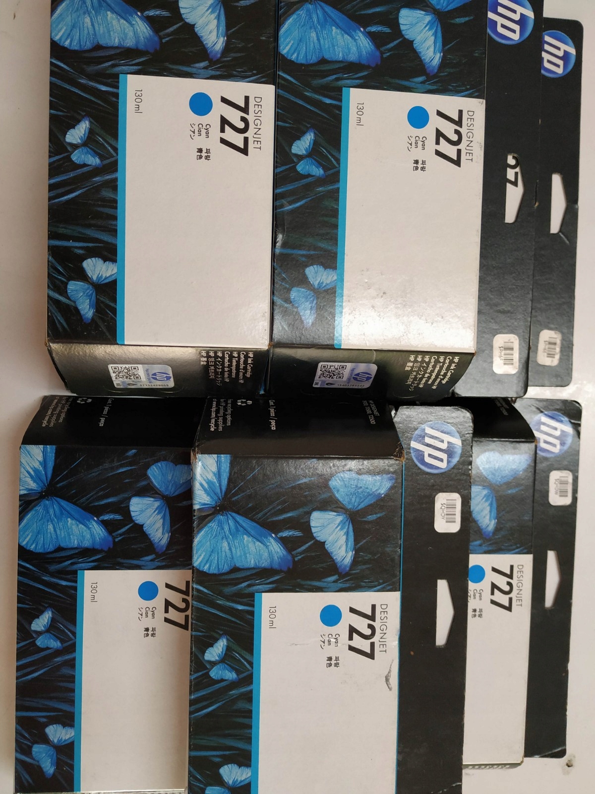 Atrament Hp 727 Cyan 130ml pre tlačiarne T1500 T2500 T920