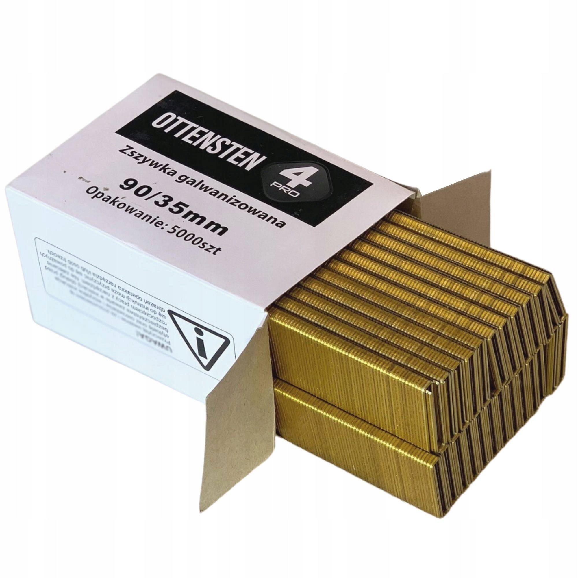Ottensten ZSZYWKI STOLARSKIE TYP90 35mm 5000 szt. Liczba sztuk w opakowaniu 5000 szt.