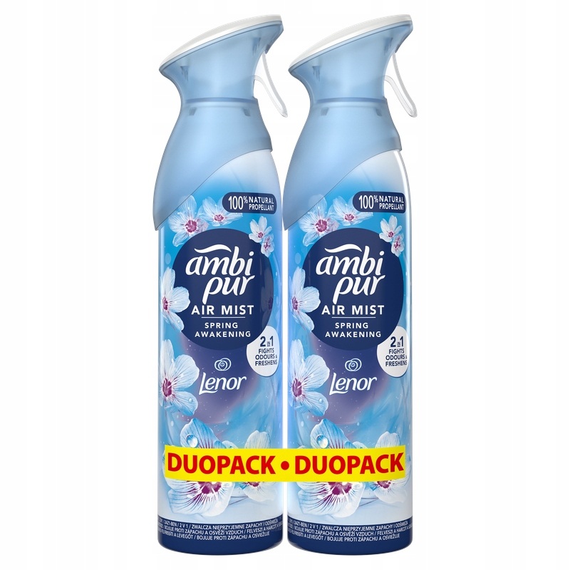 Levně Ambi Pur Spring Awakening Osvěžovač vzduchu ve spreji 2 x 185 ml