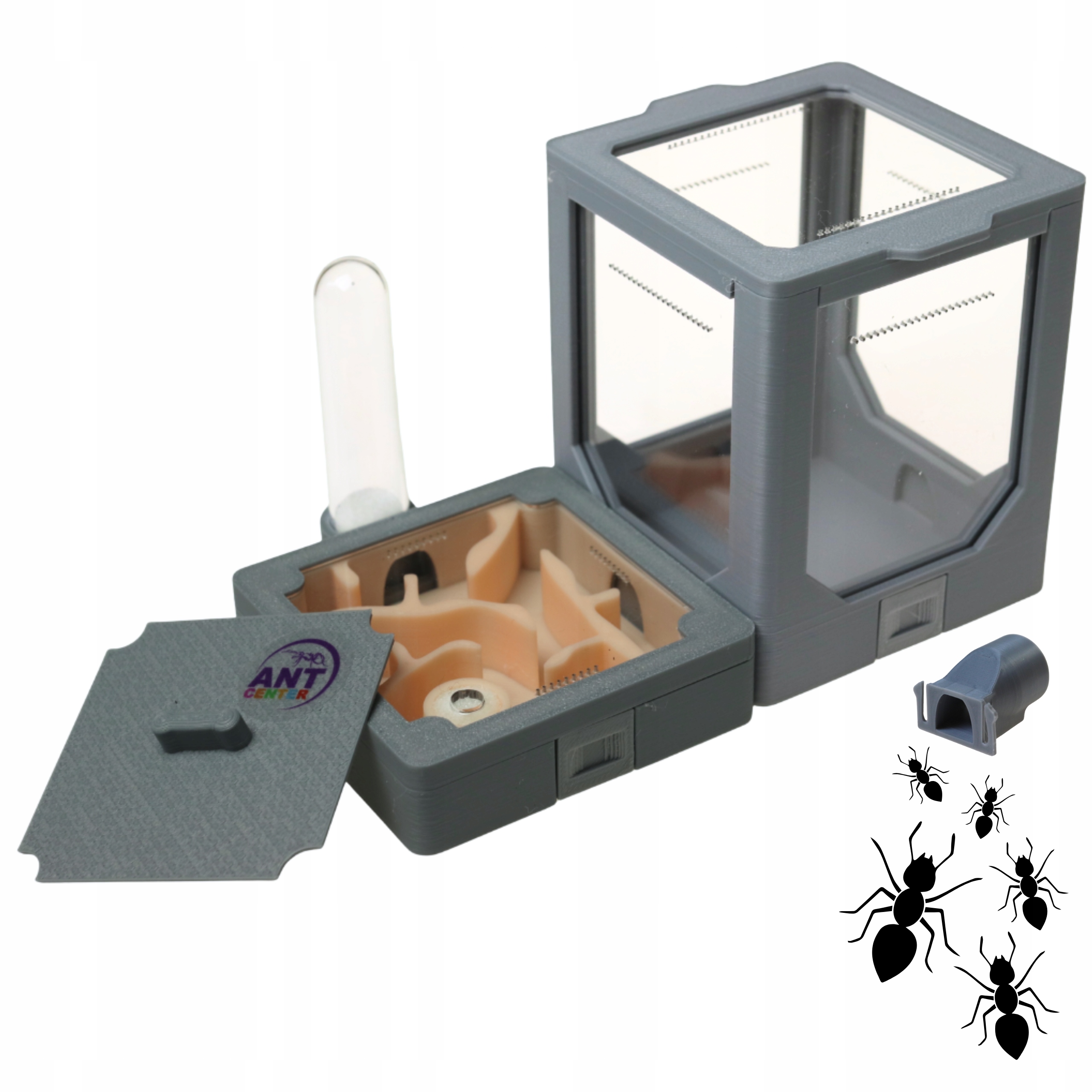Formikarium Modułowe AntLove nr 1 terrarium do hodowli mrówek 14x7cm