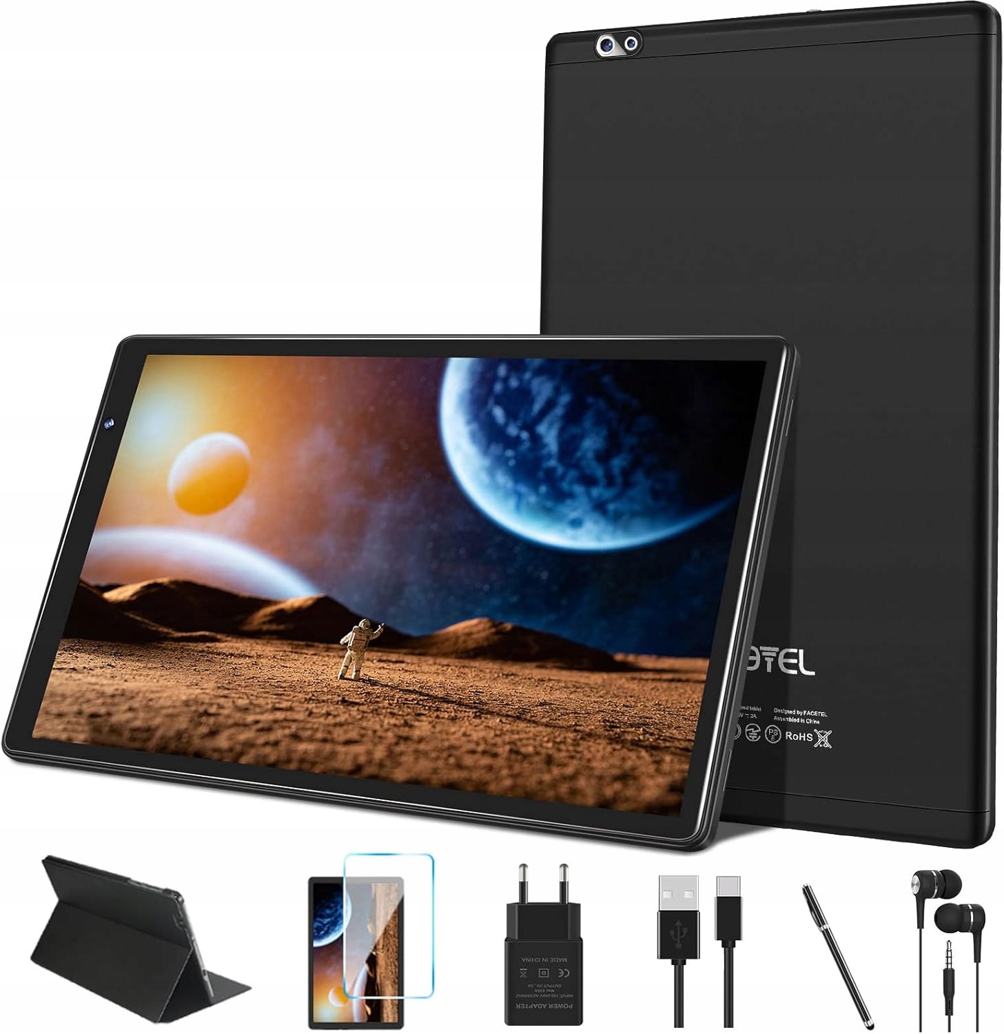 Facetel Q3 tablet so systémom Android 10.0 s 4 Gb Ram 64 Gb Rom