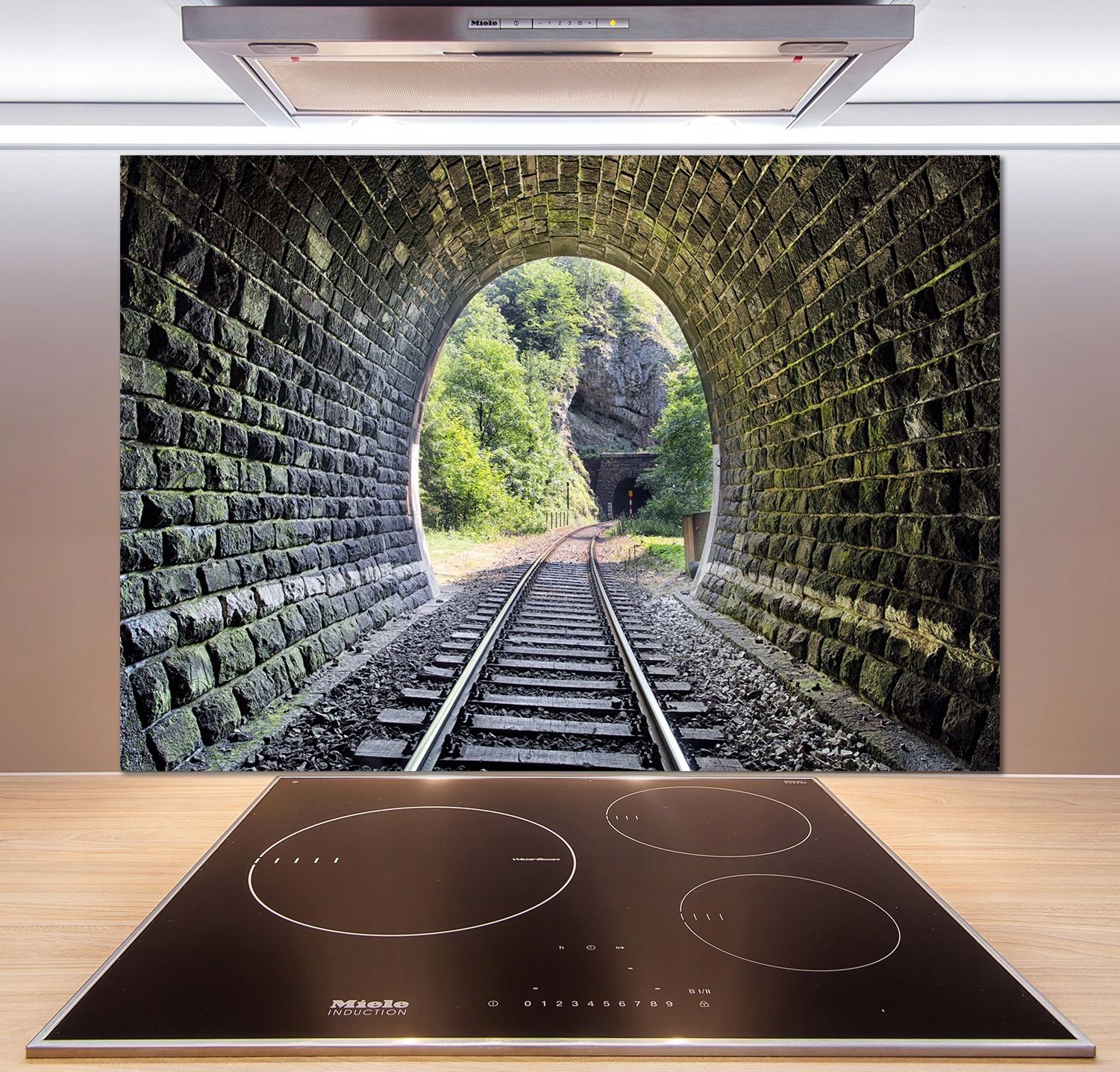 

Panel do kuchni Tunel kolejowy 100x70 cm + Klej