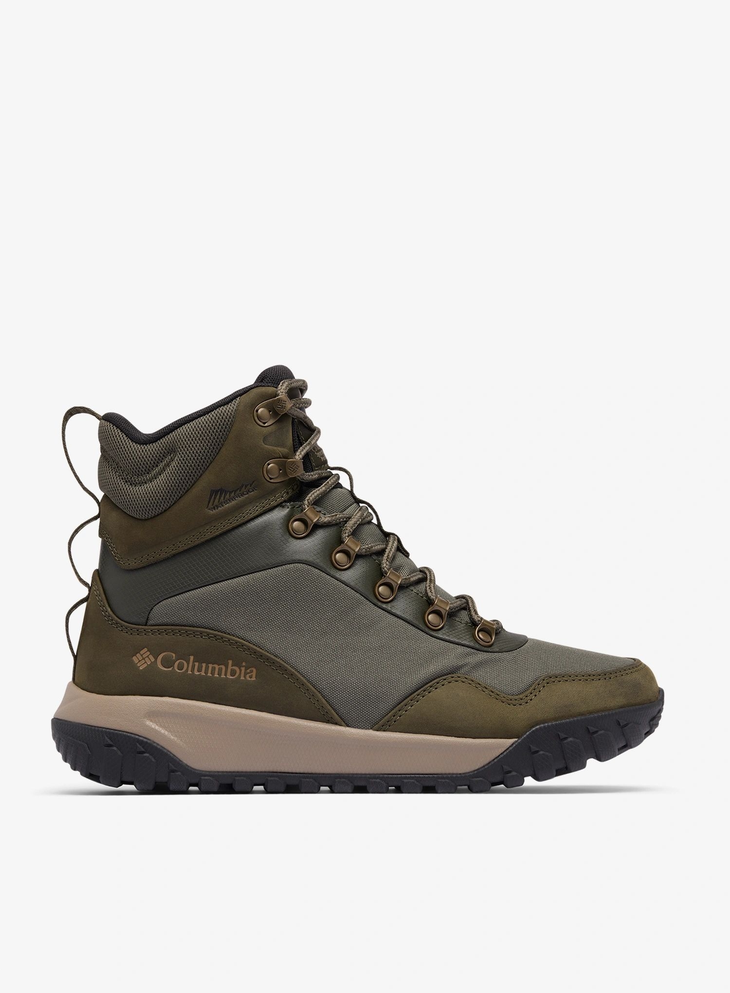 Pánské boty Columbia Burnsider Omni-Heat Infinity deep olive/orange 41