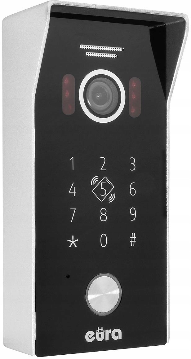 ВІДЕОДОМОФОН EURA VDP-99C5 WIFI AHD RFID пам'ять Білий колір