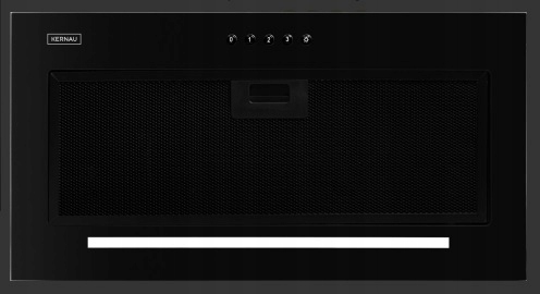 Odsávač Kernau KBH2360B čierne sklo silné, tiché