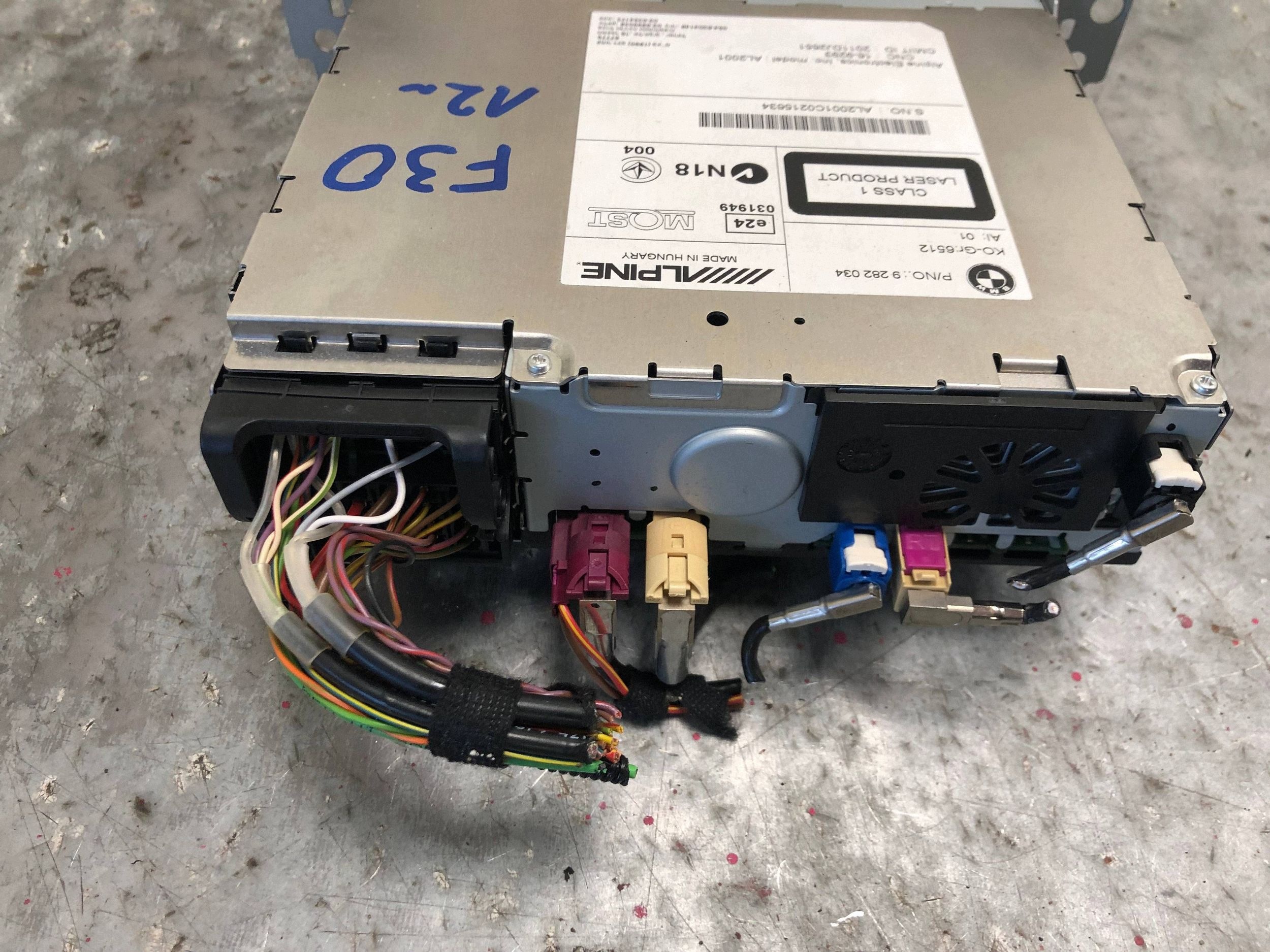 player RADIO navigation BMW F30 9282034
