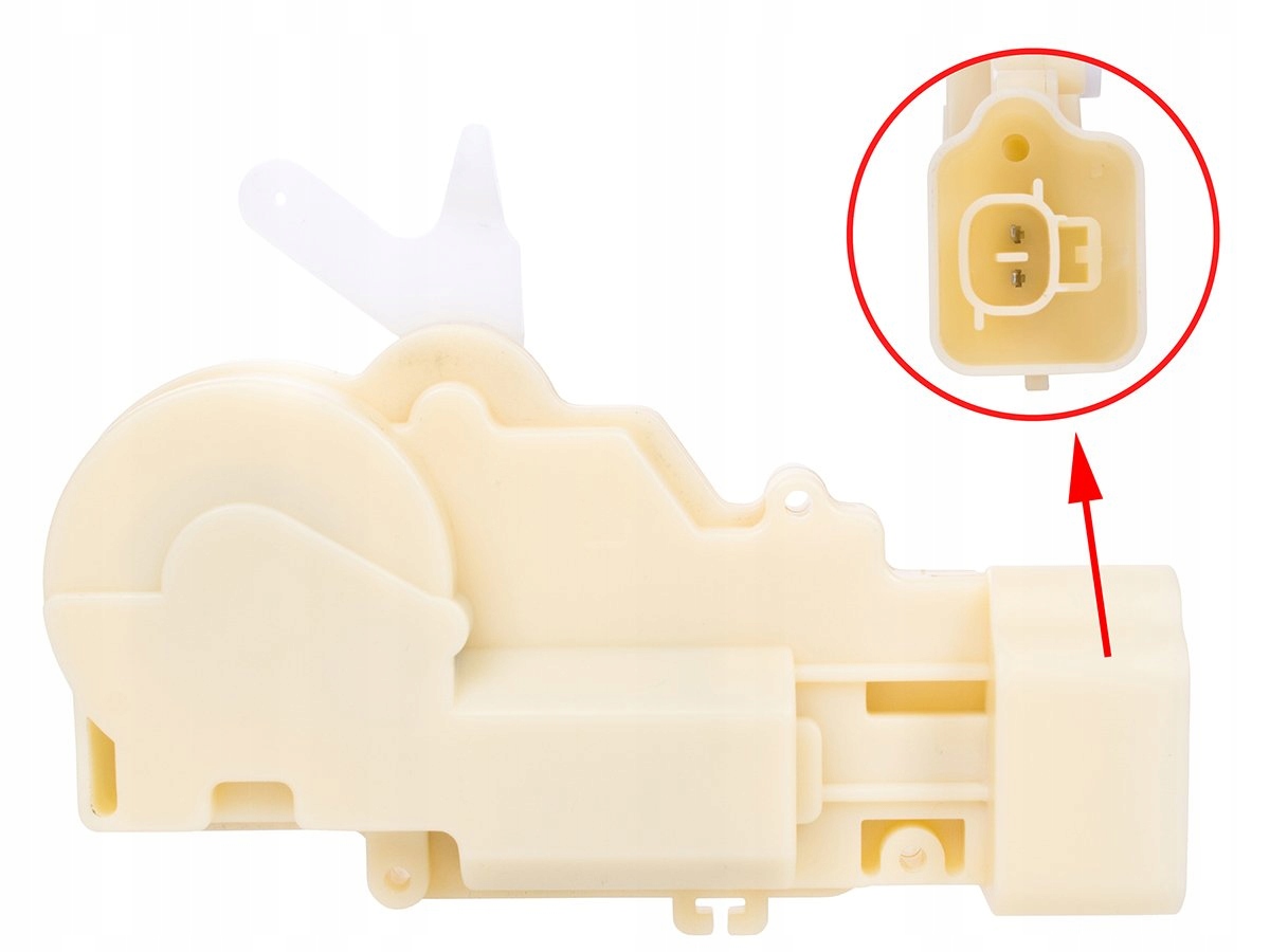 TOYOTA YARIS VERSO SIŁOWNIK ZAMKA DRZWI TYŁ LEWY Producent części Dlaauta