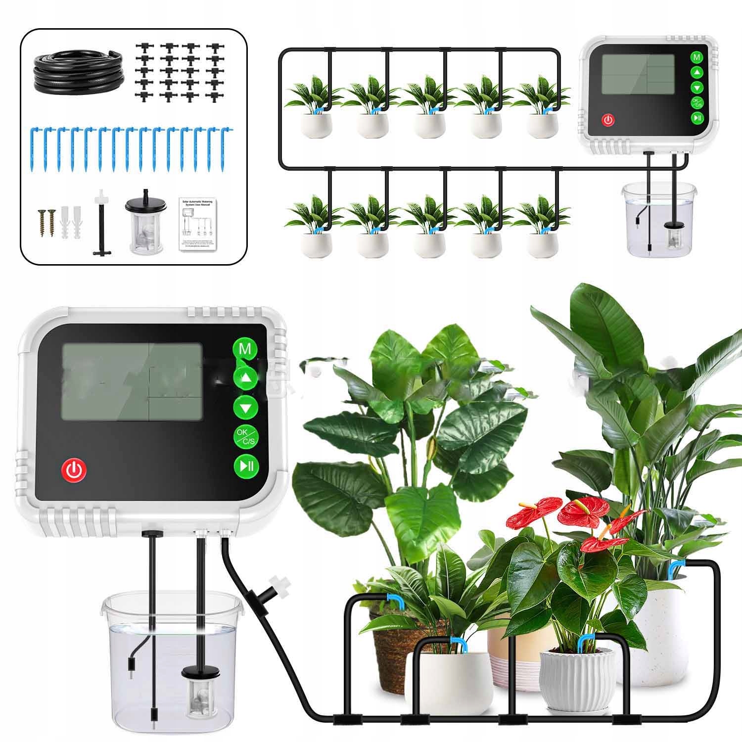 Automatický Zavlažovací Systém Pro Rostliny V Květináčích, Sada 15 Hlav