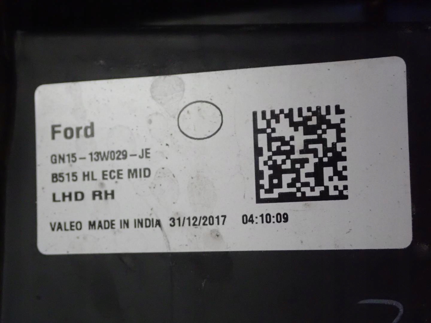 light front front right FORD ECOSPORT LIFT 2017- GN15-13W029-JE