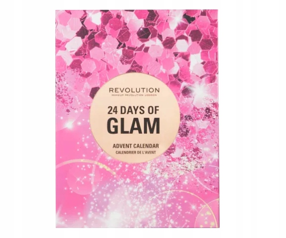 Адвент-календарь Makeup Revolution, 24 средства и аксессуара для макияжа лица, глаз и губ — фото 3