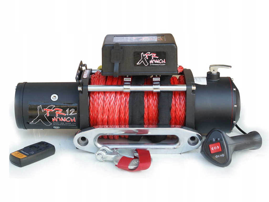 ЛЕБЕДКА XTR 12000 ФУНТОВ 5,5 Т СИНТЕТИЧЕСКИЙ ТРОС