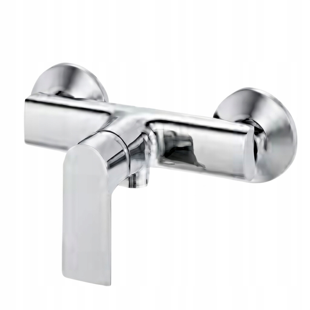 Nástenná sprchová batéria, chróm BAFFIN-05 Slim, hlavica 30 mm, sprchový kohútik