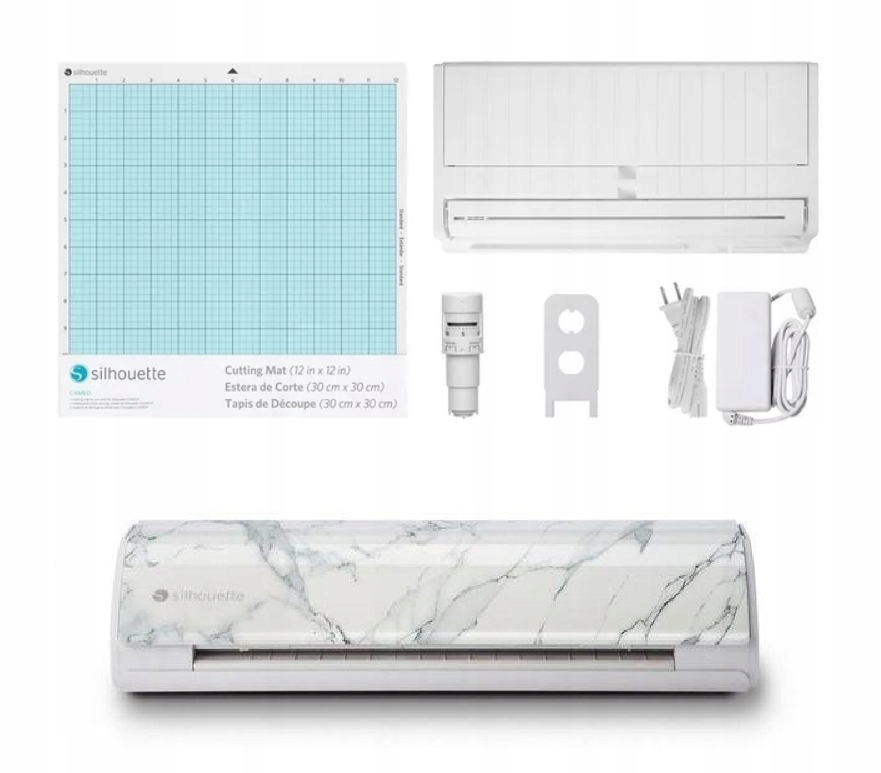Ploter tnący craftowy Silhouette Cameo 5 z podajnikiem do folii marmurkowy