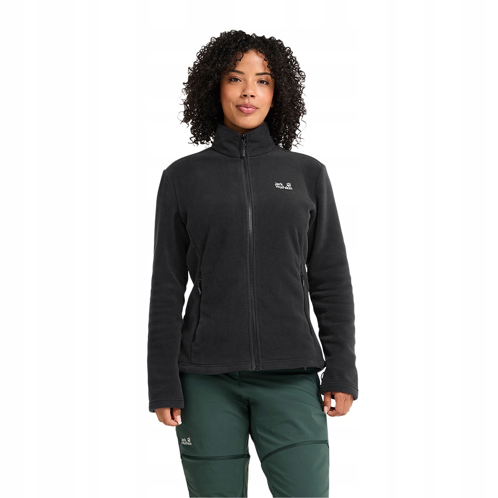 Damski polar Jack Wolfskin Taunus 200 Fz W black S