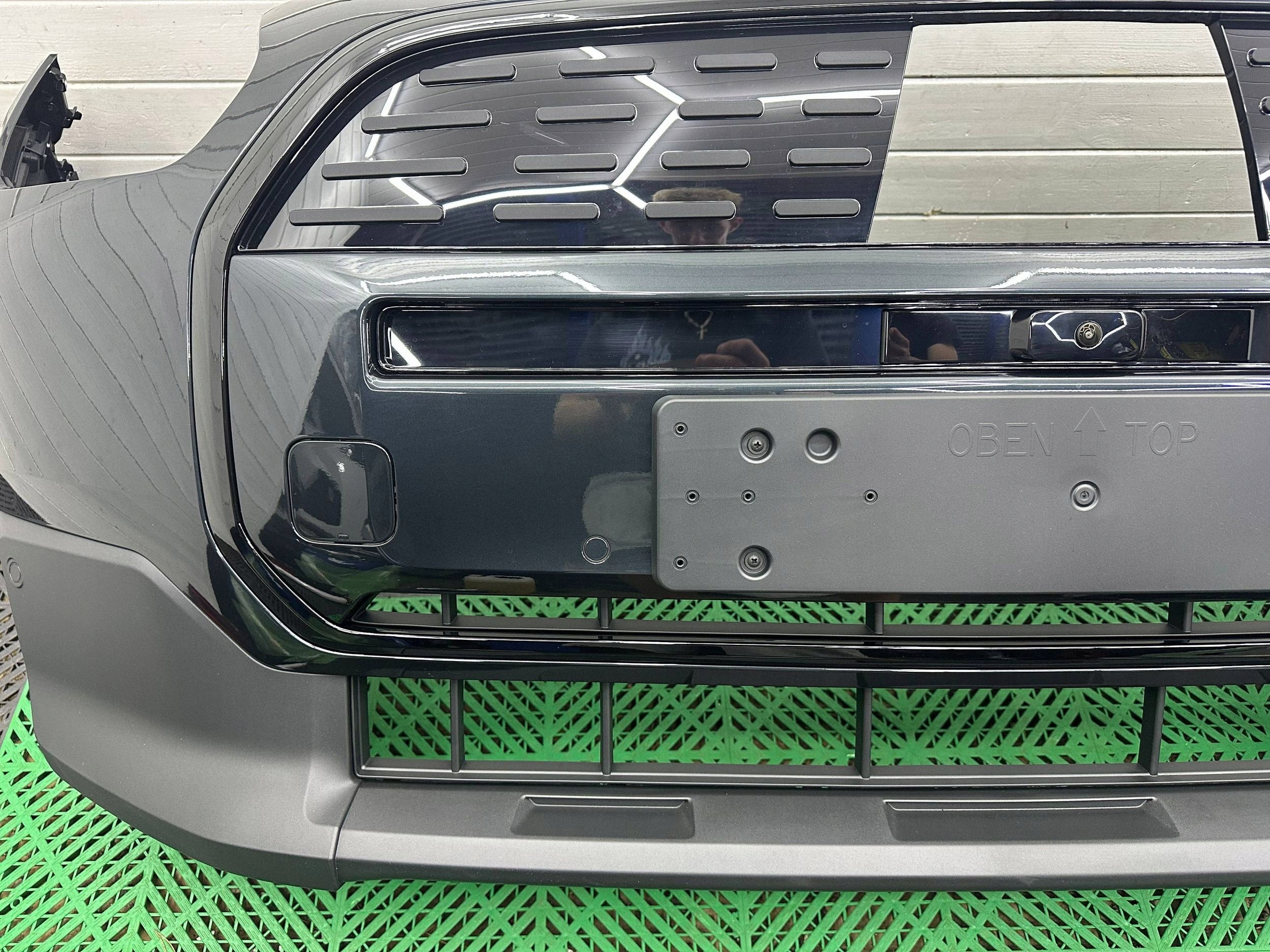 front bumper Mini Countryman U25 complete KAMERA colour C6P LEGEND GREY