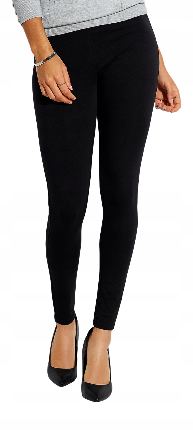 

Leginsy Legginsy damskie getry Czarne Bawełna *M