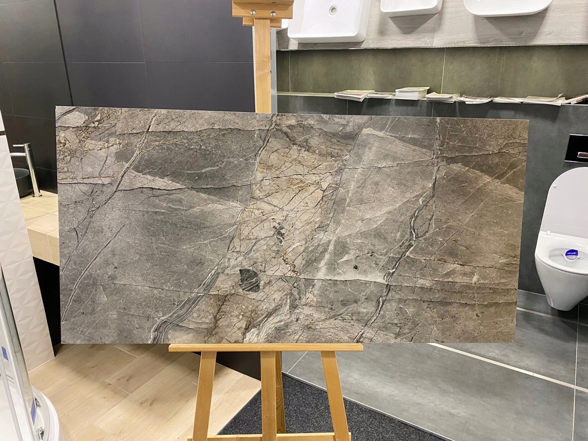 Gres płytka 60x120 Stone Brąz płytka struktura