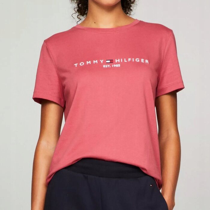 Tričko Tommy Hilfiger bavlněné klasické růžové S (nové)