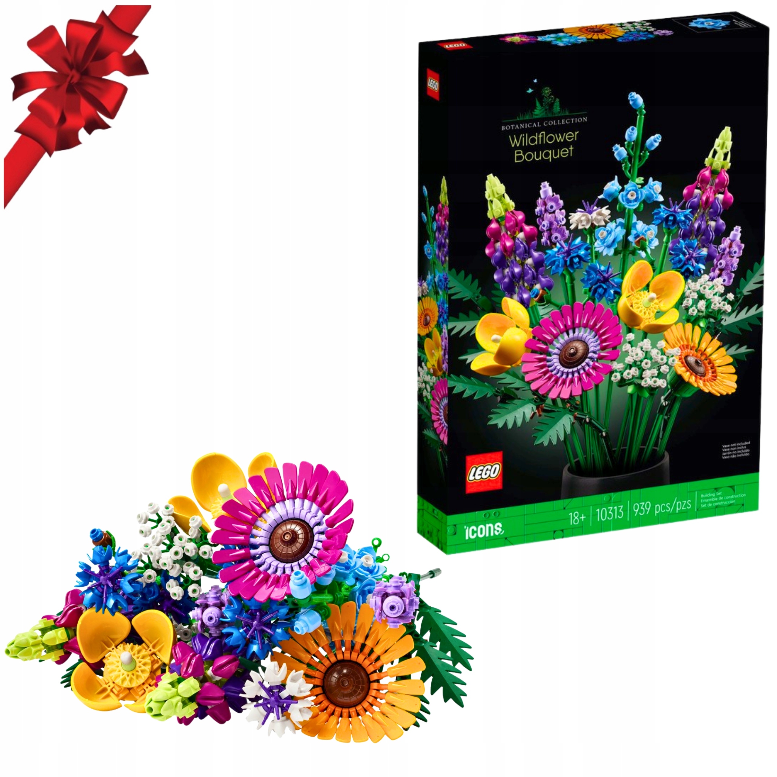 stavebnice Lego 10313 Icons Kytice z polních květin Nové Originální Dárek