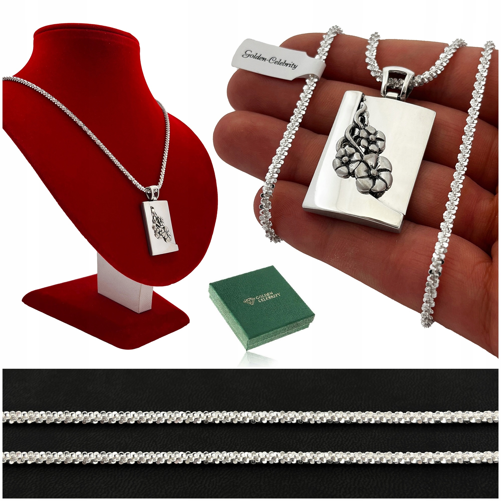 Stříbrný Dámský Náhrdelník 925 Dárek K Narozeninám Výročí Pro Ženu Manželky