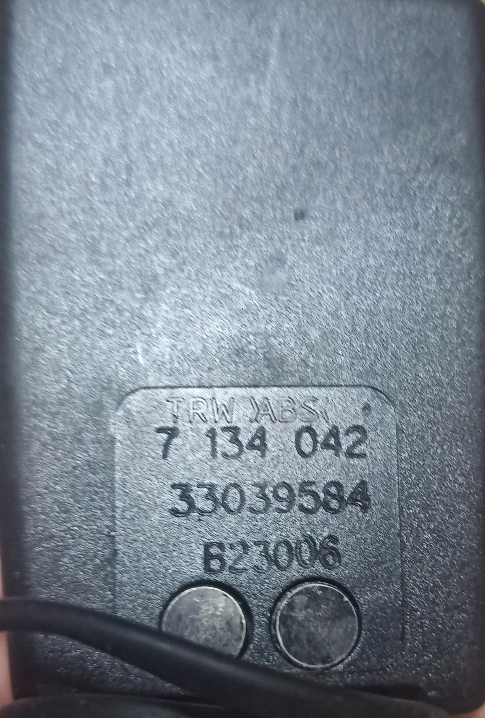 BMW E60 KLAMRA POSTERIORE OSSATURA DI SICUREZZA 33039584