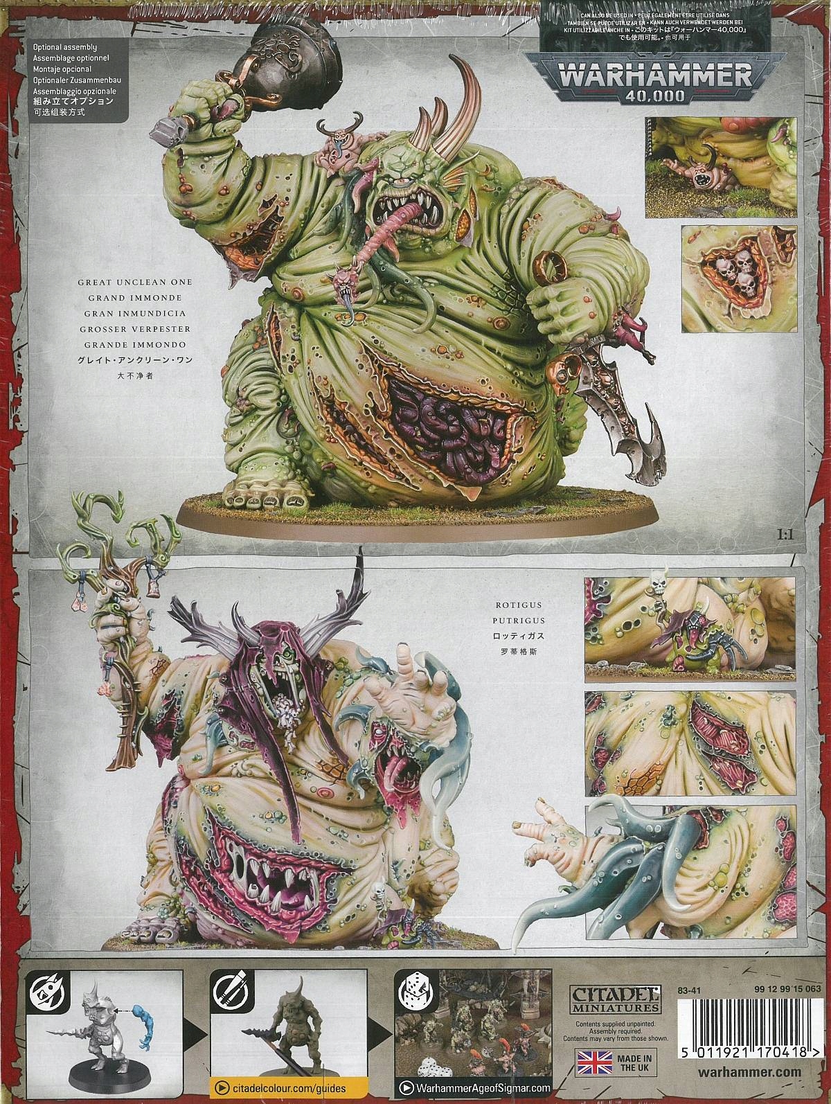 Warhammer AoS Great Unclean One / Rotigus Nazwa Great Unclean One / Rotigus Daemons of Nurgle