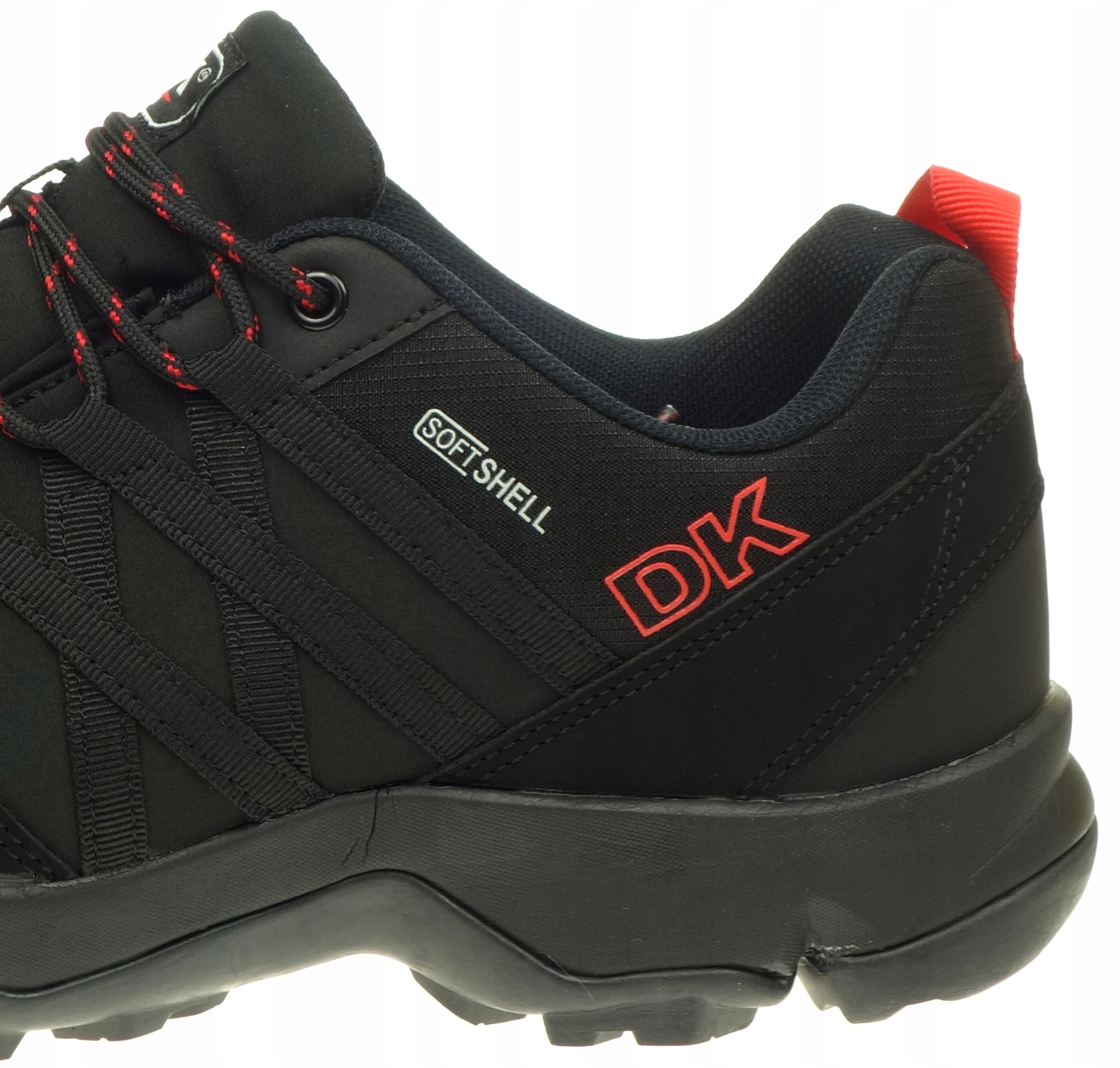 Buty Męskie Trekkingowe DK VB17282 SWAT SoftShell OUTDOOR Blk/Red 45 Materiał zewnętrzny inny