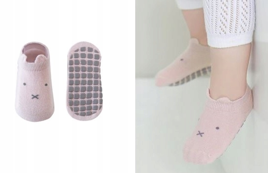 Stopki skarpetki antypoślizgowe niemowlęce z podesza abs ABSY 74-80 6-12m