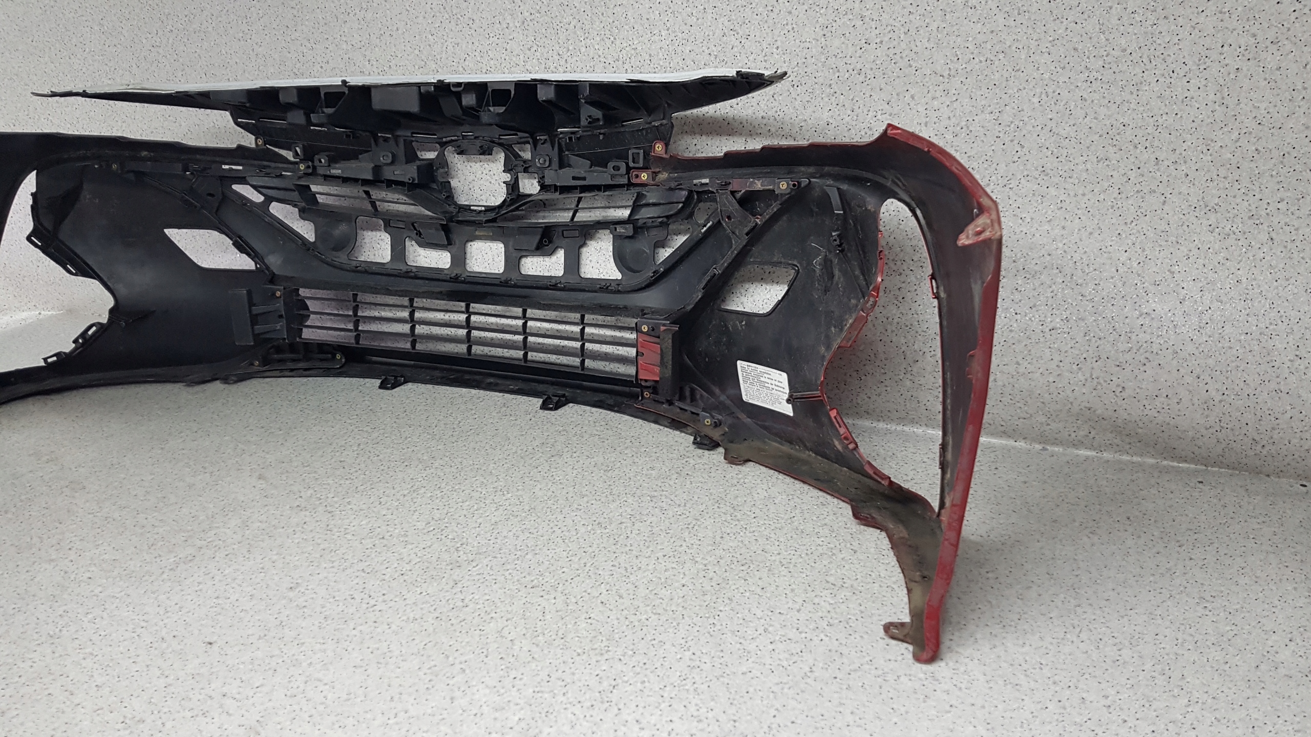 TOYOTA PRIUS PRIME spoiler IN 2016 - bumper front 9050