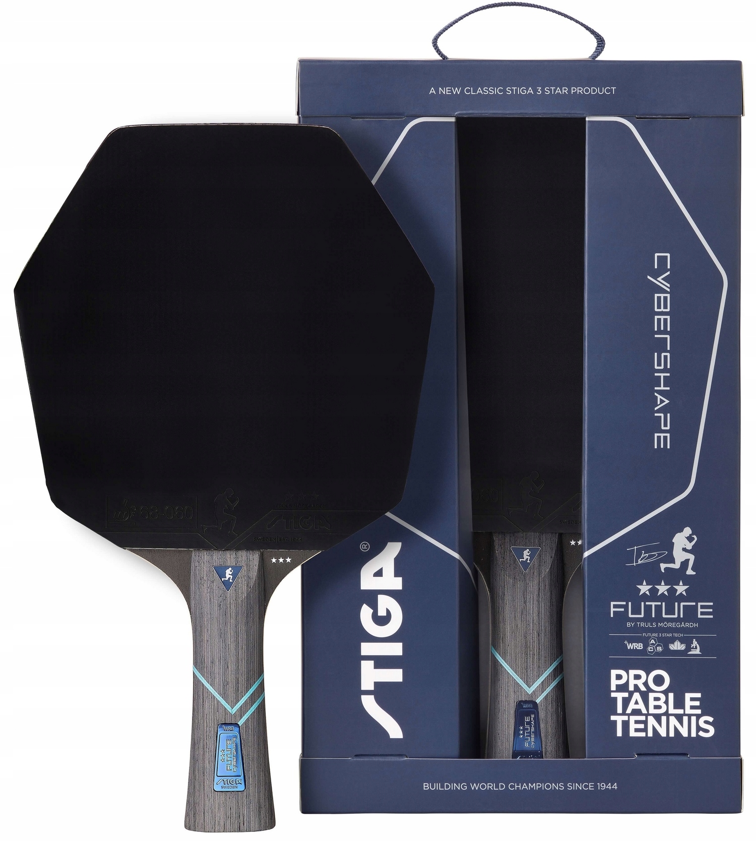 Stiga profesjonalna Rakietka do tenisa stołowego Cybershape Future Ittf 3*