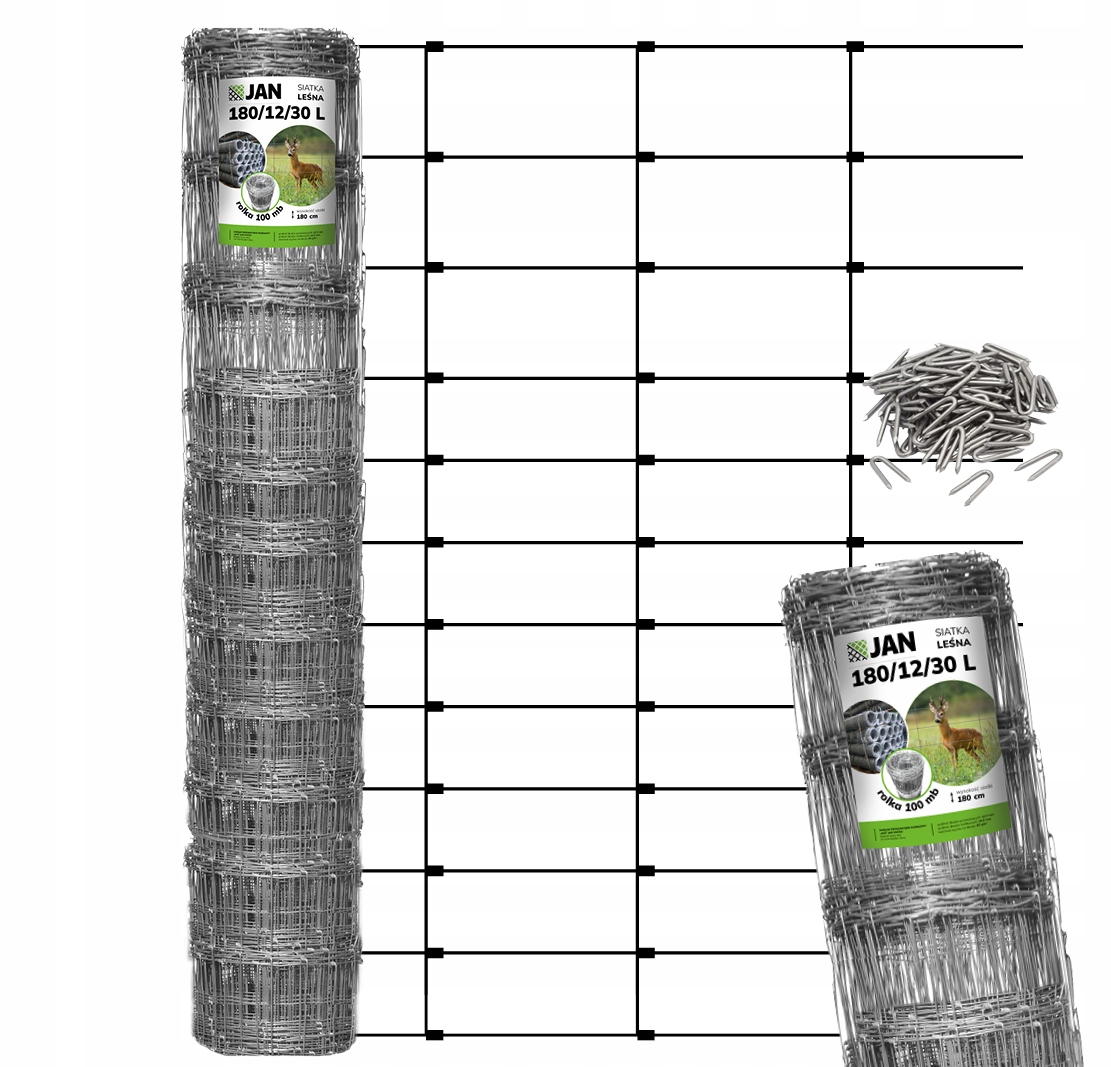 Siatka Leśna Ogrodzeniowa 180/12/30 L 50m