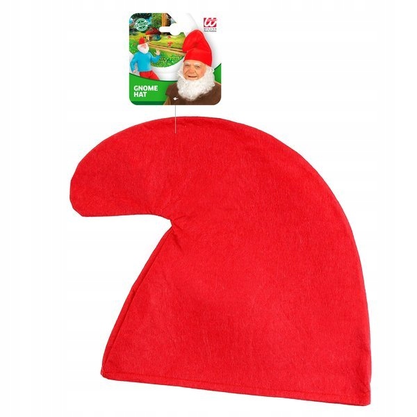 CZAPKA CZERWONA PAPA GNOMA SKRZATA KRASNALA Kolor dominujący pomarańcze i czerwienie
